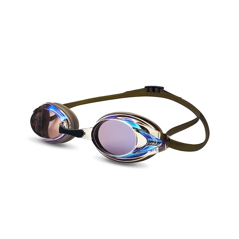How do the S929 swimming goggles enhance aesthetics and underwater visibility through their electroplating and streamlined design?